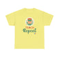 Coffee Teach Repeat - Back to School Boricua Teacher Heavy Cotton Tee