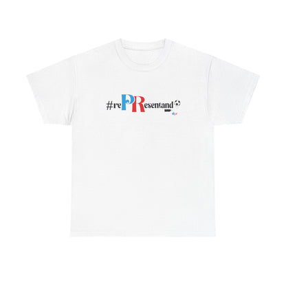 RePResentando™ Puerto Rico Soccer ball Unisex Heavy Cotton Tee | Boricua Soccer T-Shirt