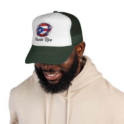 Puerto Rico Basketball Flag 2 Trucker Caps FREE SHIPPING