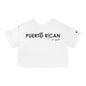 Puerto Rican con orgullo Flowy Cropped Tee