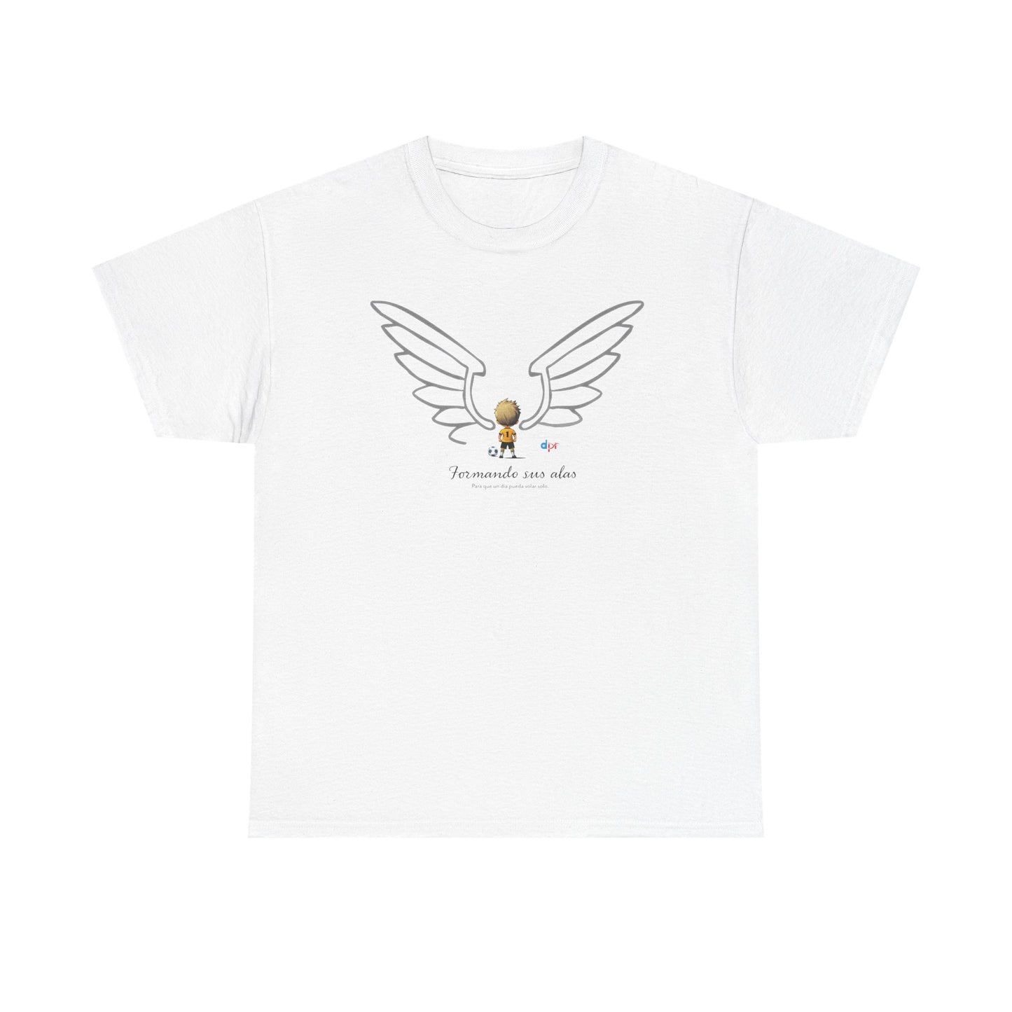 Formando sus Alas | Soccer Player Unisex Heavy Cotton Tee