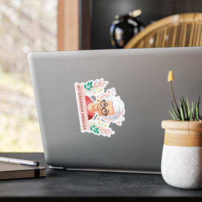In Loving Memory of My Grandma Boricua Waterproof Kiss-Cut Vinyl Decals