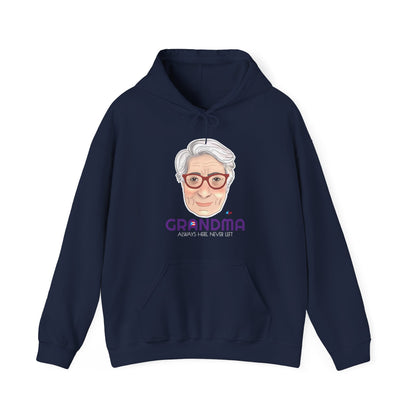 Abuela Boricua Always Here Never Left Unisex Heavy Blend™ Boricua-Style Hoodies