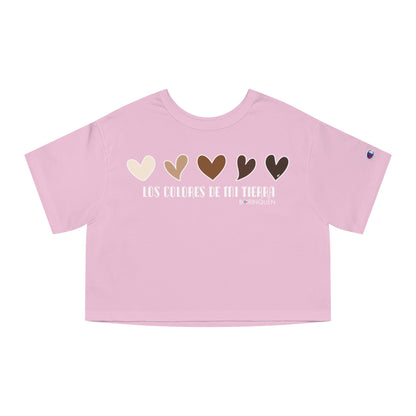 MELANINA BORINQUEN  Flowy Cropped Tee