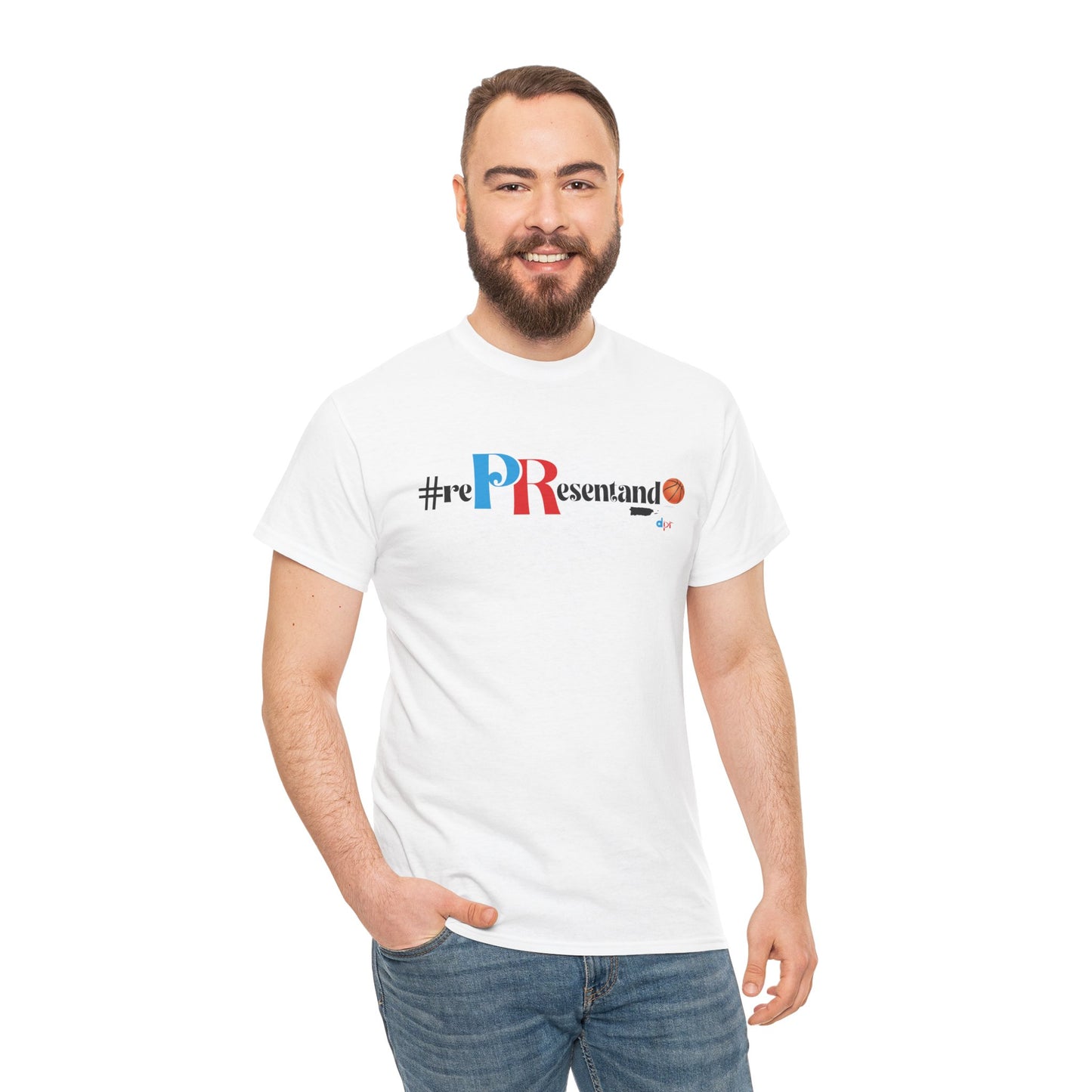 RePResentando Basketball Unisex Heavy Cotton Tee