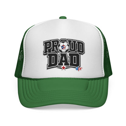 Proud Dad Soccer Boricua Trucker Caps FREE SHIPPING