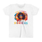 Back to School Boricua Girl Flow Youth Short Sleeve Tee