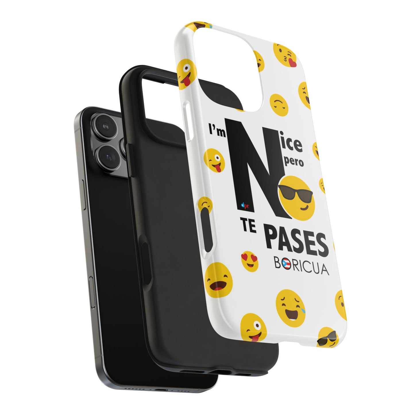 I'm Nice pero No Te Pases White Tough Phone Cases