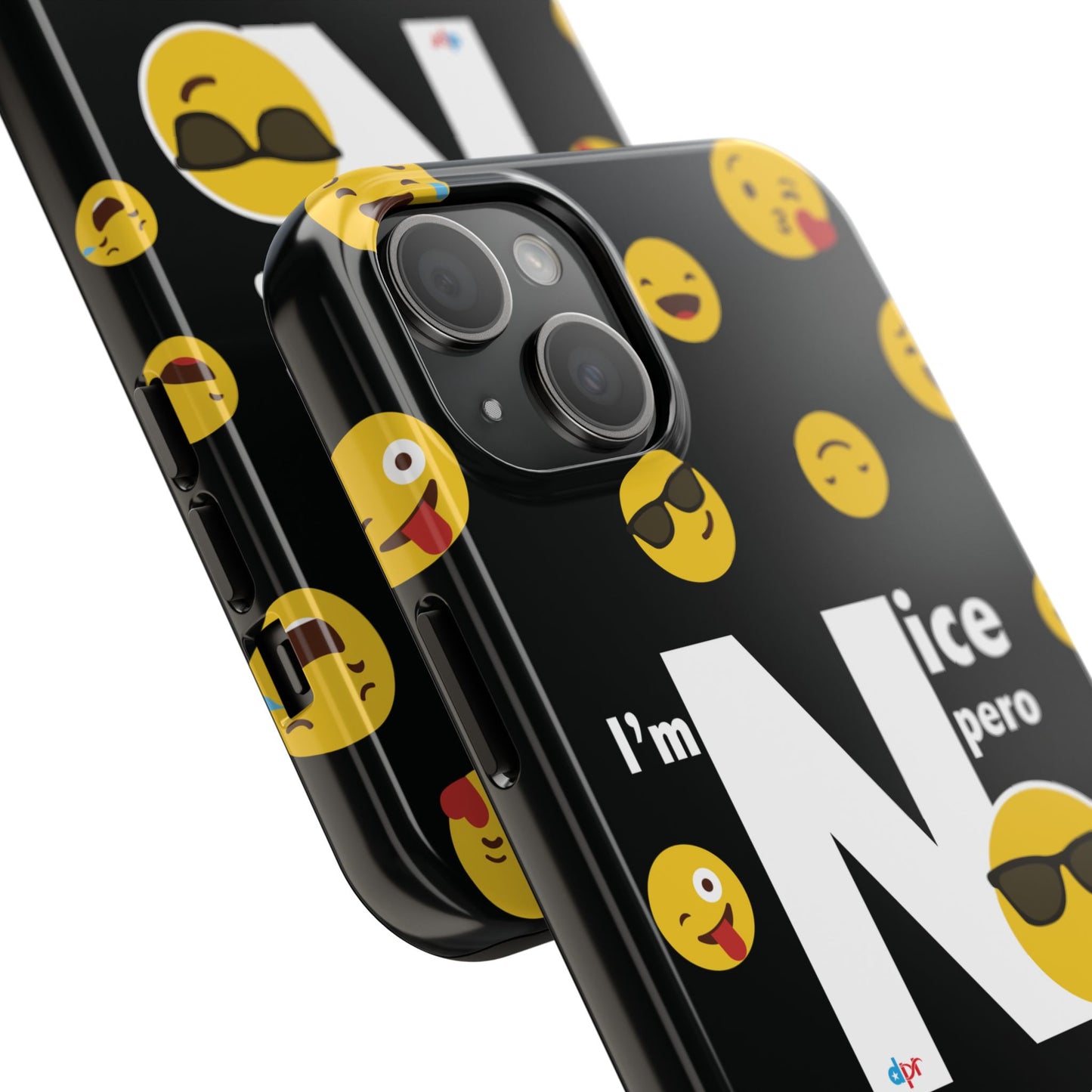 I'm Nice pero No me Jodas Tough Black Phone Cases