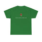 Mi Atleta Pertenece Primero a Jesús | Puerto Rico Faith Cross Soccer ball Unisex Heavy Cotton Tee