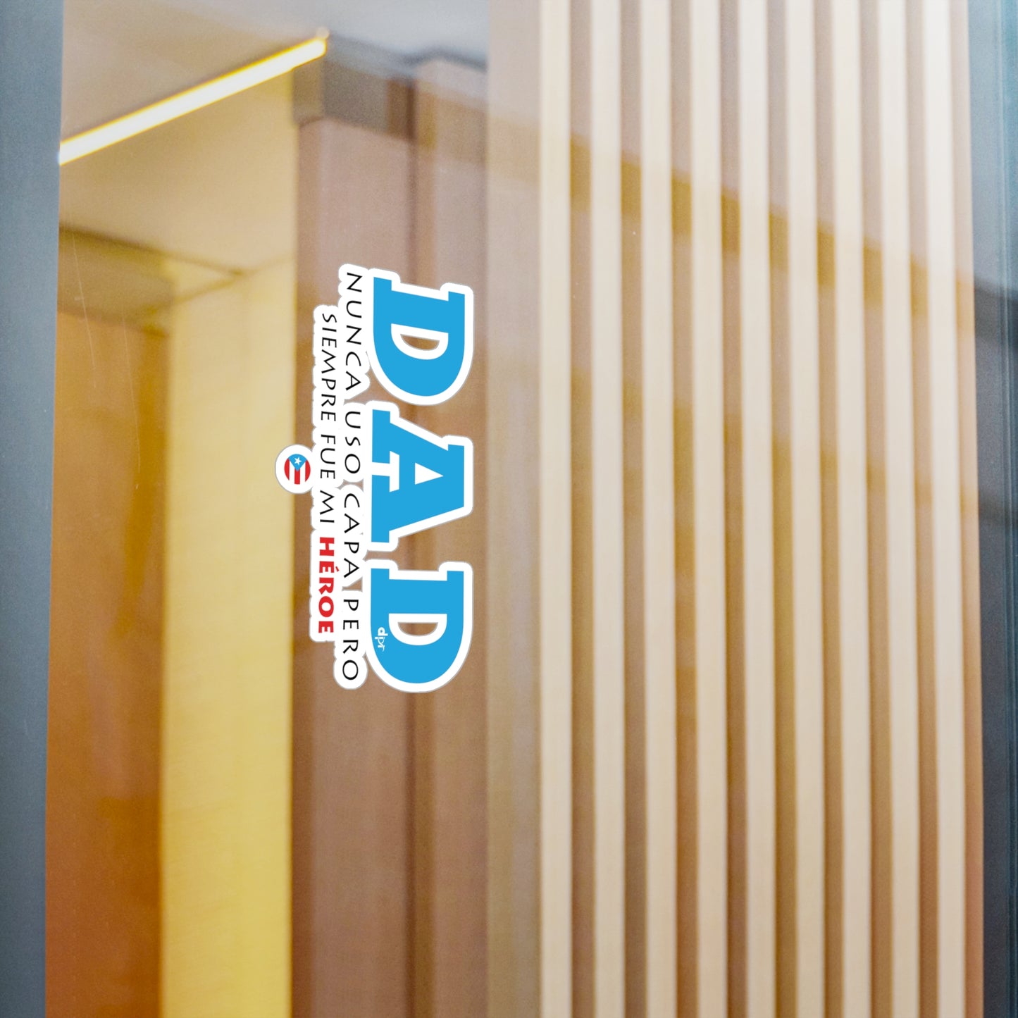 Dad Mi Héroe Blue Kiss-Cut Vinyl Decals