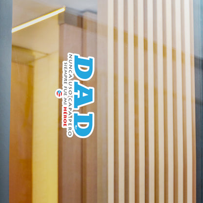 Dad Mi Héroe Blue Kiss-Cut Vinyl Decals