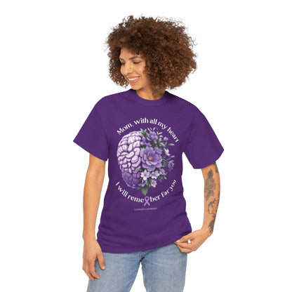 MOM I Will Remember for You  Unisex Heavy Cotton Tee