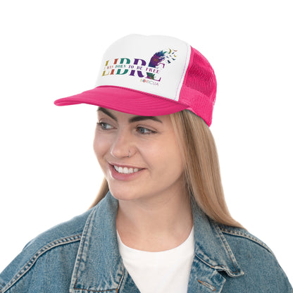 Libre I Was Born to be Free Puerto Rican Pride Trucker Caps FREE SHIPPING