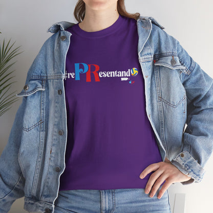 RePResentando Volleyball Unisex Heavy Cotton Tee