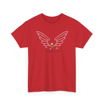 Formando sus Alas | Soccer Player Unisex Heavy Cotton Tee