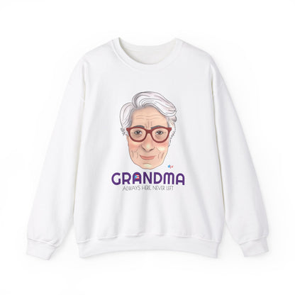 Abuela Boricua Always Here Never Left Heavy Blend™ Crewneck Sweatshirt