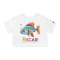 Mere' Pescao Save that Talk Flowy Cropped Tee
