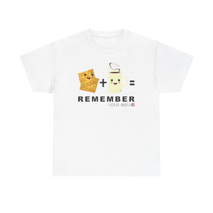 Crackers & Coffee REMEMBER ABUELA Unisex Heavy Cotton Tee