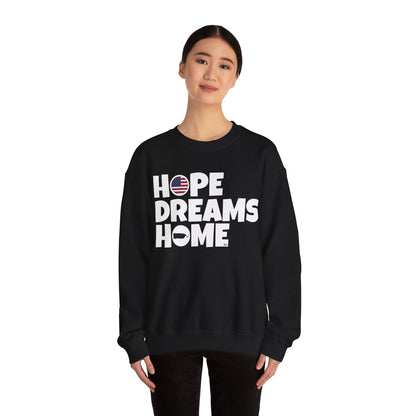 HOPE DREAMS HOME Puerto Rico Heavy Blend™ Crewneck Sweaters