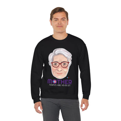 Mamá Boricua Always Here Never Left Heavy Blend™ Crewneck Sweatshirt
