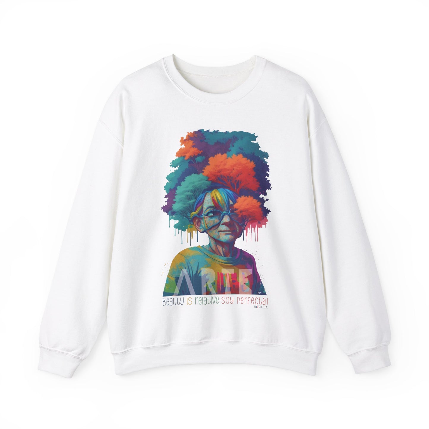Soy Perfecta Boricua Heavy Blend™ Crewneck Sweaters