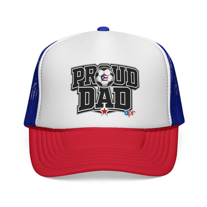 Proud Dad Soccer Boricua Trucker Caps FREE SHIPPING
