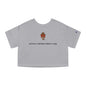 Mi Atleta Pertenece Primero a Jesús | Puerto Rico Faith Cross Soccer ball Cropped Tee | Women's Flowy Crop Top