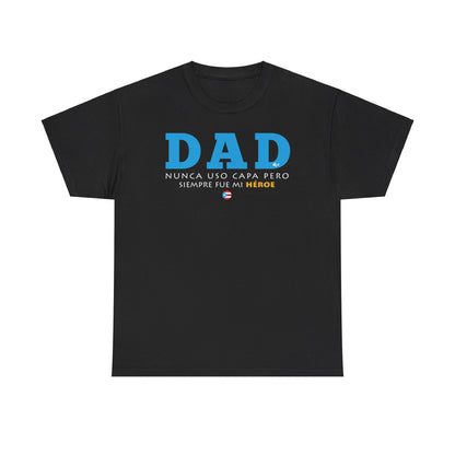 Dad Mi Héroe Blue Unisex Heavy Cotton Tee