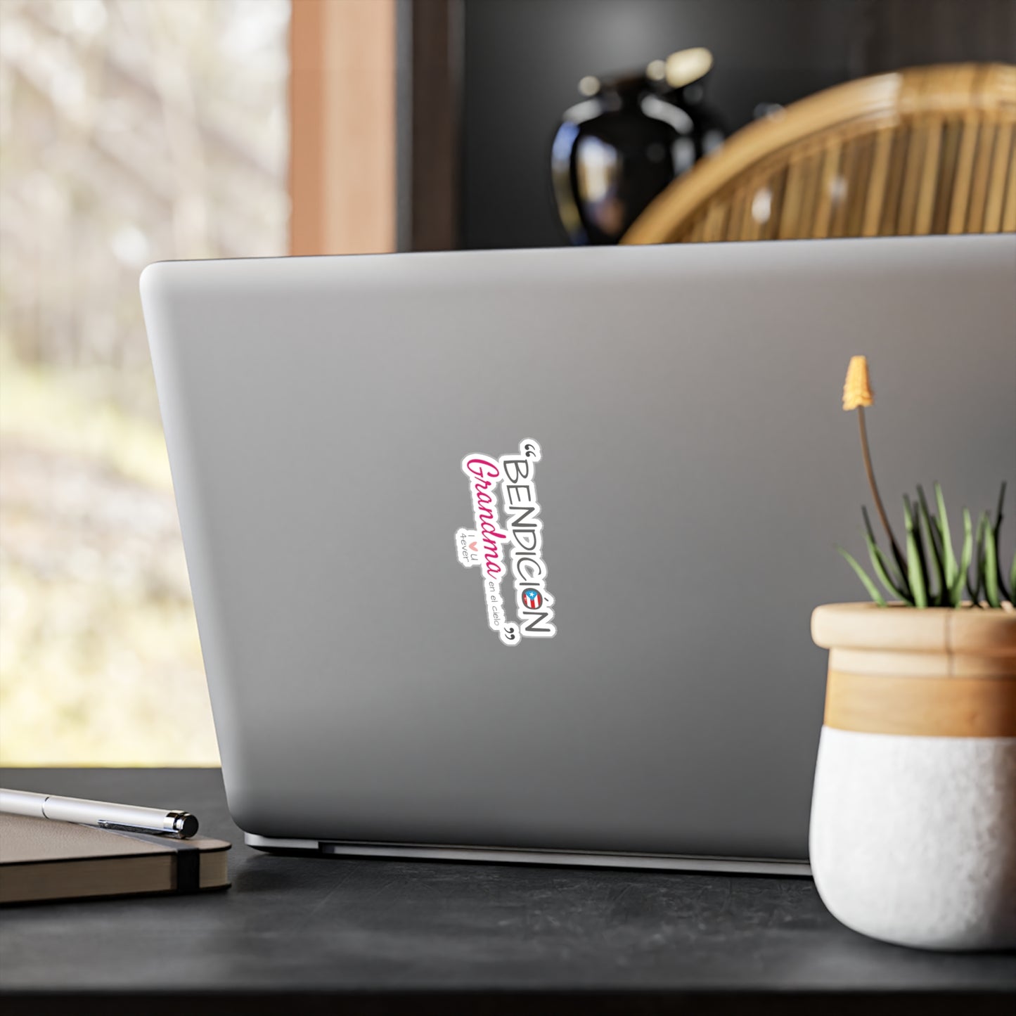 Bendición Grandma Boricua Waterproof Kiss-Cut Vinyl Decals