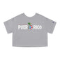 ALWAYS IN MY SOUL Puerto Rico Flowy Cropped Tee