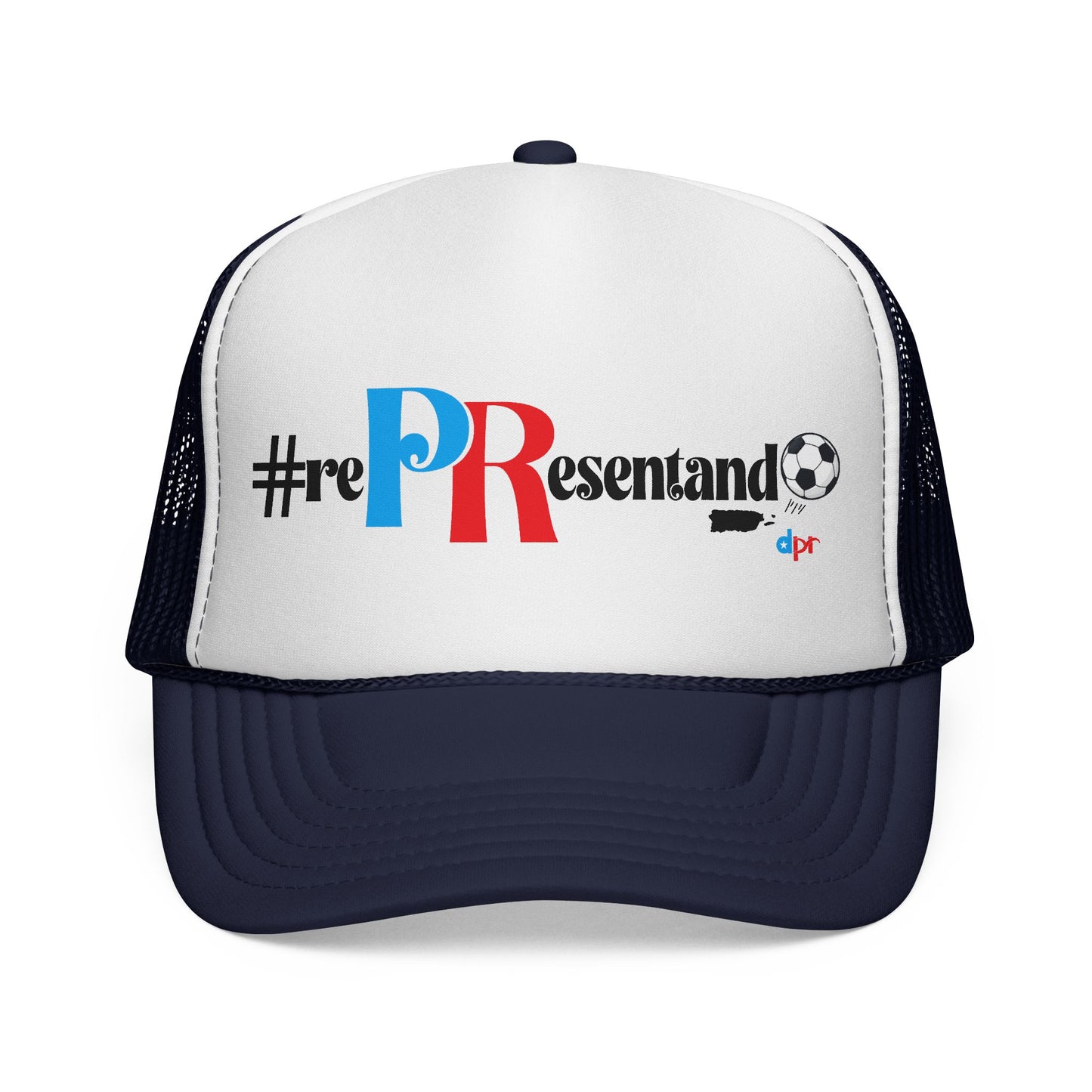 RePResentando Soccer Puerto Rican Pride Trucker Caps FREE SHIPPING