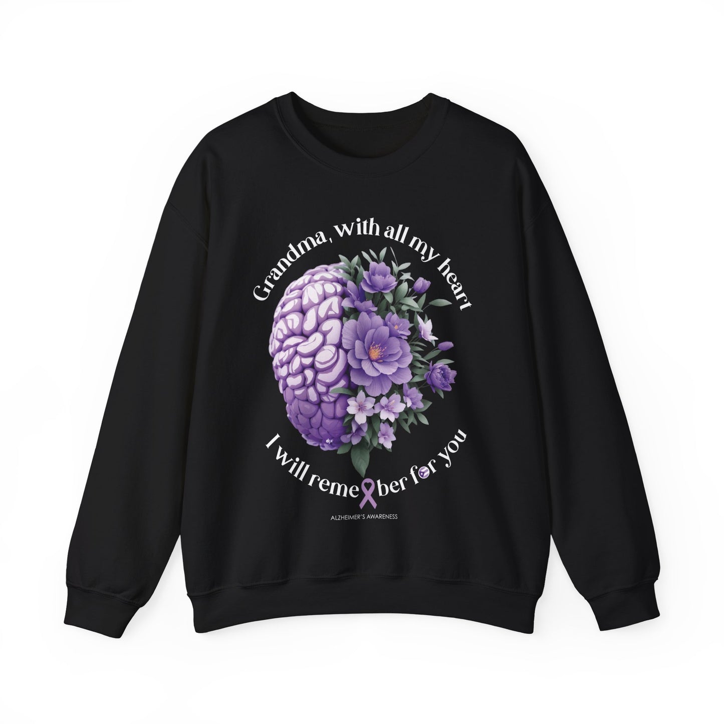 GRANDMA I Will Remember for You Heavy Blend™ Crewneck Sweaters