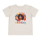 Back to School Boricua Girl Flow Toddler Short Sleeve Tee