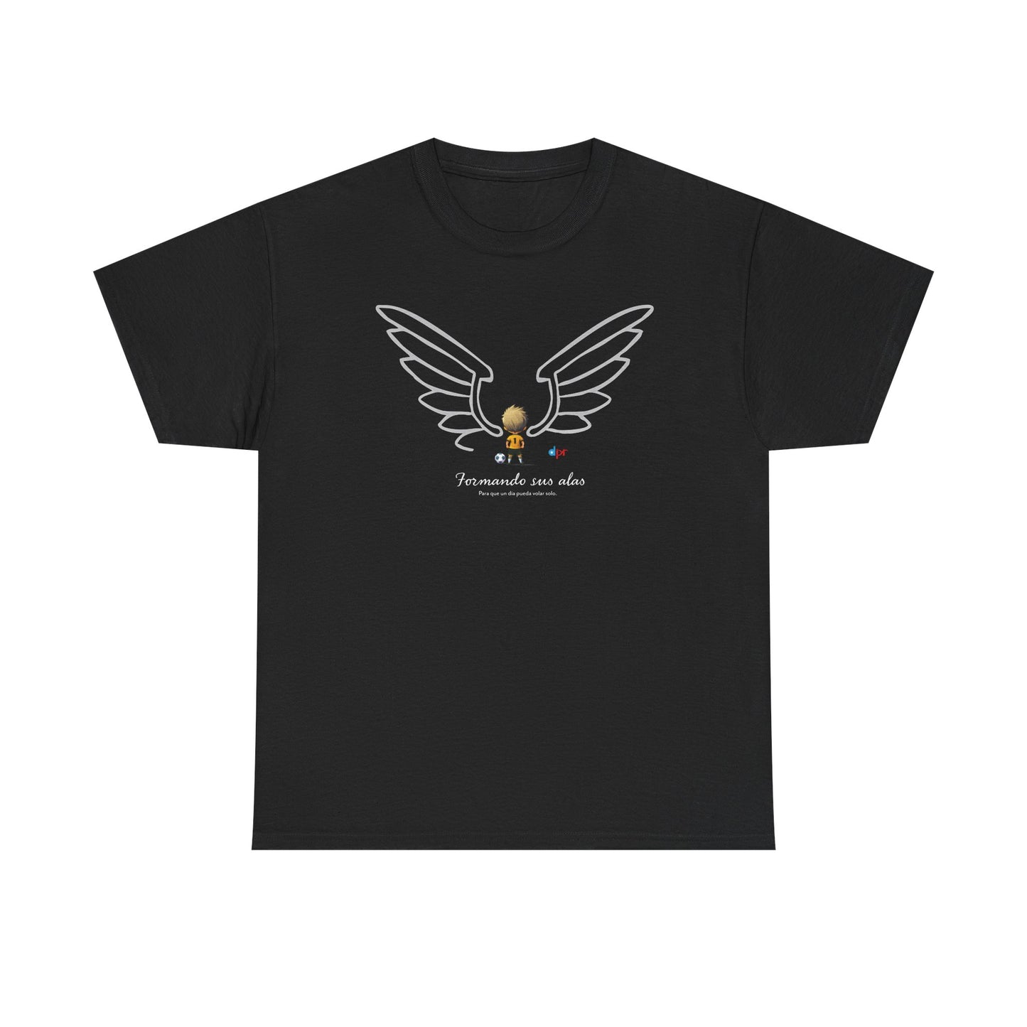 Formando sus Alas | Soccer Player Unisex Heavy Cotton Tee