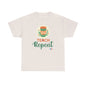 Coffee Teach Repeat - Back to School Boricua Teacher Heavy Cotton Tee
