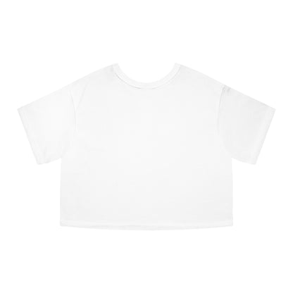 Abuela Boricua Always Here Never Left Women's Flowy Cropped Tee