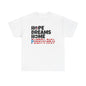 HOPE DREAMS HOME BANDERA Puerto Rico Unisex Heavy Cotton Tee