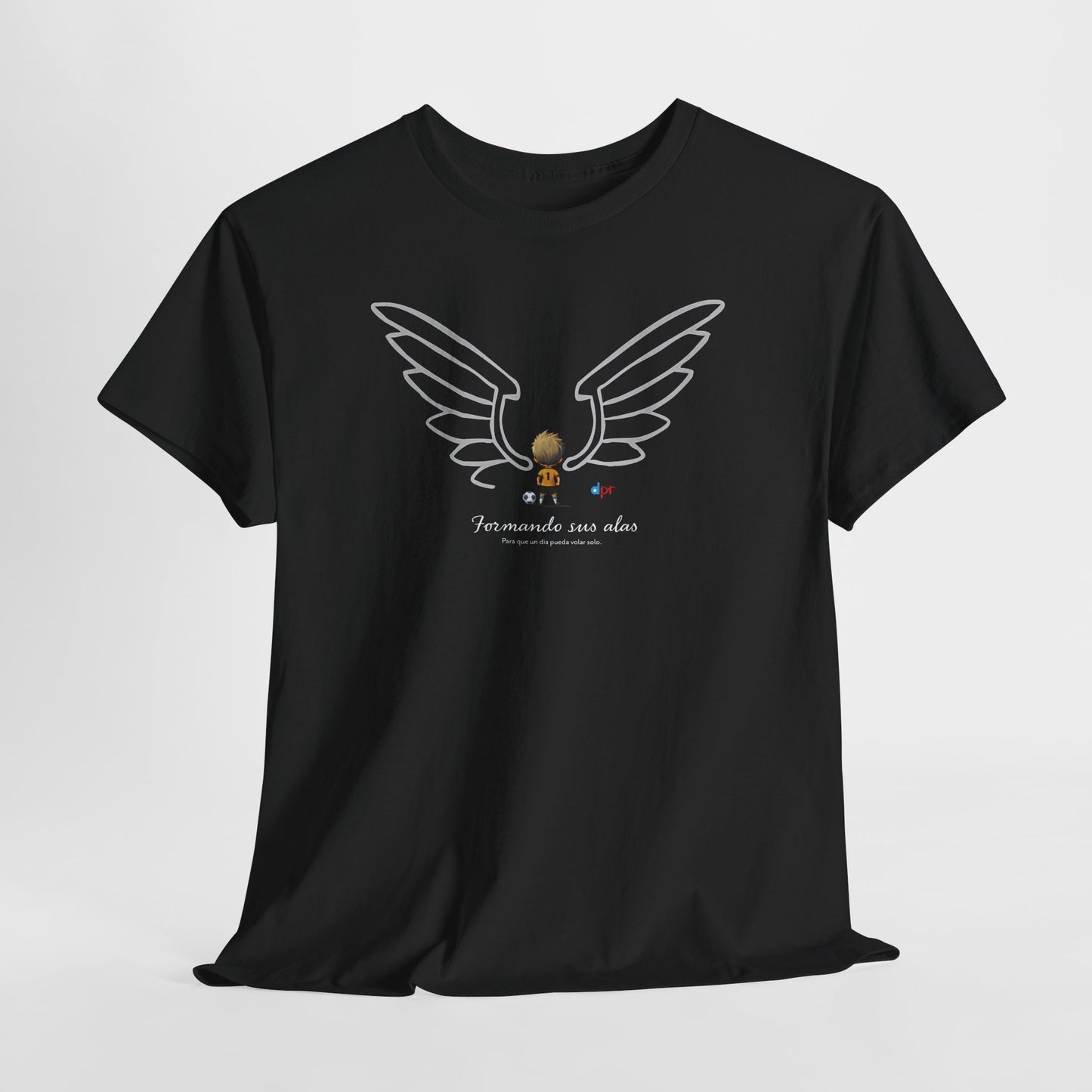 Formando sus Alas | Soccer Player Unisex Heavy Cotton Tee
