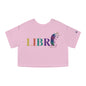 LIBRE BORICUA Flowy Cropped Tee