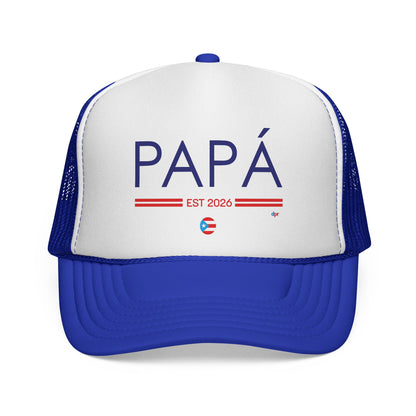 Papá Established 2026 Puerto Rican Pride Trucker Caps FREE SHIPPING