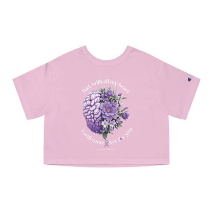DAD I Will Remember for You  Flowy Cropped Tee