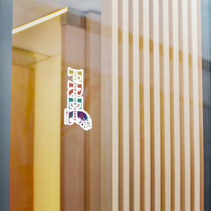 Free Nací para ser Libre Rainbow Waterproof Kiss-Cut Vinyl Decals