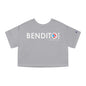 BENDITO BORICUA Flowy Cropped Tee