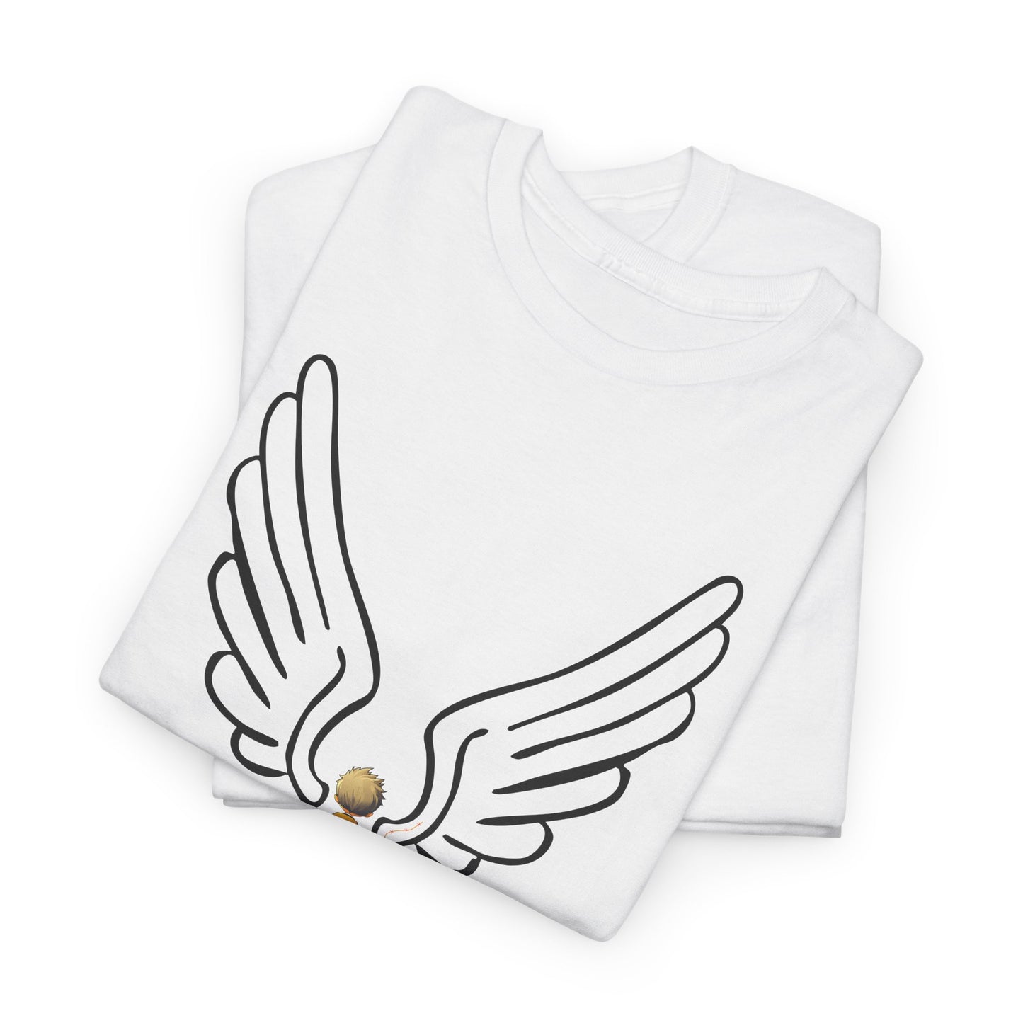 "Cosiendo sus alas" Soccer Player Unisex Heavy Cotton Tee