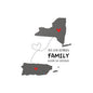 Love in the distance New York Waterproof Kiss-Cut Vinyl Decals