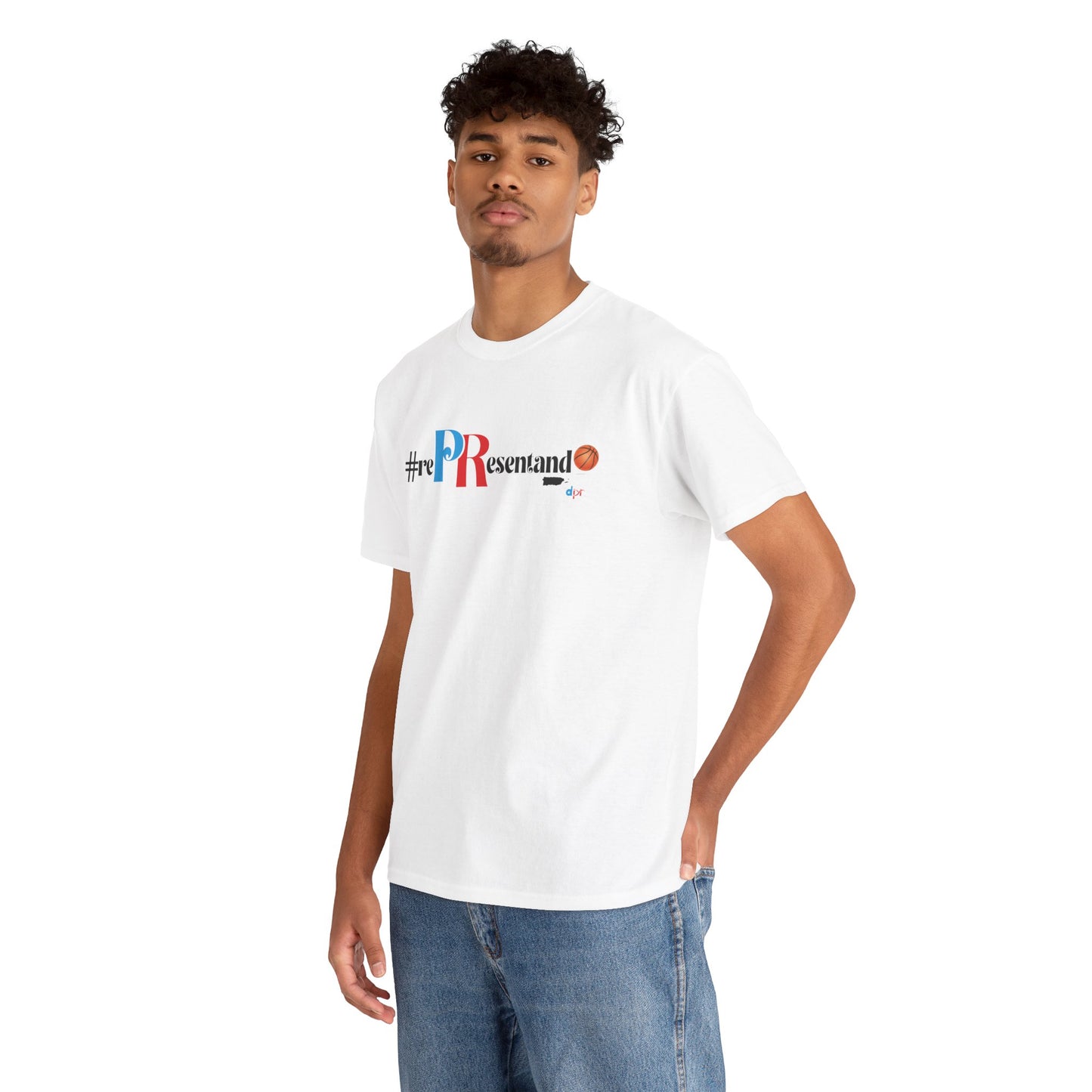 RePResentando Basketball Unisex Heavy Cotton Tee