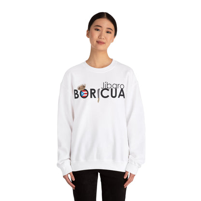 Jíbaro Boricua Unisex Heavy Blend™ Crewneck Sweaters