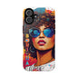 Boricua Girl Mosaico White Tough Phone Cases