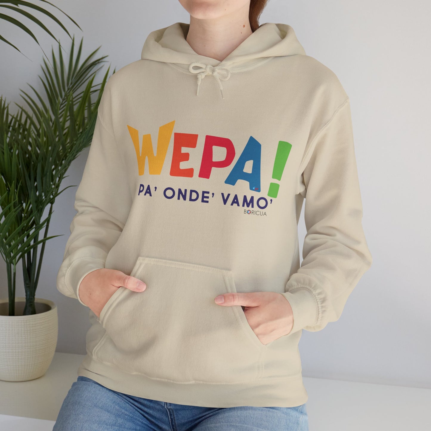 Wepa Boricua! Unisex Heavy Blend™ Boricua-Style Hoodies
